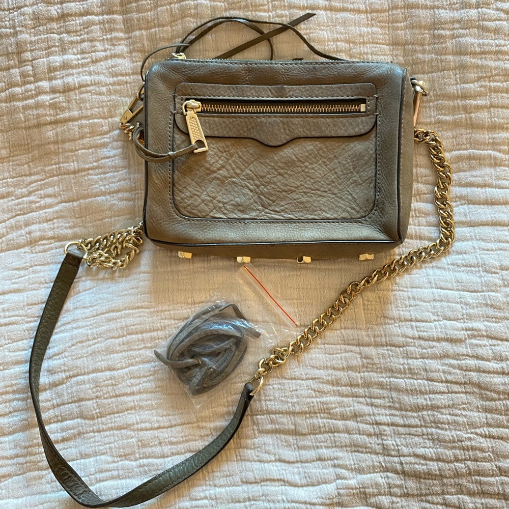 Rebecca Minkoff Olive Leather Crossbody Bag